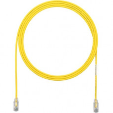 Panduit Cat.6 U/UTP Patch Network Cable - 6" Category 6 Network Cable for Network Device - First End: 1 x RJ-45 Male Network - Second End: 1 x RJ-45 Male Network - Patch Cable - 28 AWG - Clear, Yellow - 48 - TAA Compliance UTP28SP6INYL-48