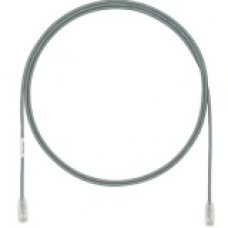 Panduit Cat.6a F/UTP Patch Network Cable - Category 6a for Network Device - Patch Cable - 35.10 ft - 1 Pack - 1 x RJ-45 Male Network - 1 x RJ-45 Male Network - Clear, International Gray UTP28X35GY
