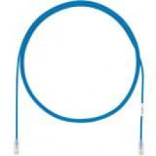 Panduit Cat.6a UTP Patch Network Cable - 1 ft Category 6a Network Cable for Network Device - First End: 1 x RJ-45 Male Network - Second End: 1 x RJ-45 Male Network - Patch Cable - Clear, Blue - 1 Pack - TAA Compliance UTP28X1BU