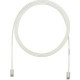 Panduit Cat.6a F/UTP Patch Network Cable - Category 6a for Network Device - Patch Cable - 7.92" - 48 Pack - 1 x RJ-45 Male Network - 1 x RJ-45 Male Network - Clear, Off White - TAA Compliance UTP28X8IN-48