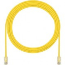 Panduit Cat.6a F/UTP Patch Network Cable - Category 6a for Network Device - Patch Cable - 7.87" - 48 Pack - 1 x RJ-45 Male Network - 1 x RJ-45 Male Network - Clear, Yellow UTP28X8INYL-48