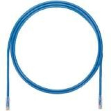 Panduit Cat.6a U/UTP Patch Network Cable - 9 ft Category 6a Network Cable for Network Device - First End: 1 x RJ-45 Male Network - Second End: 1 x RJ-45 Male Network - 10 Gbit/s - Patch Cable - Blue - RoHS, TAA Compliance UTP6A9BU