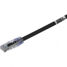 Panduit Pan-Net&reg; Patch Cords - 2 ft Category 6a Network Cable for Network Device - First End: 1 x Modular - Second End: 1 x Modular - 10 Gbit/s - Patch Cable - CM - 24 AWG - Black - 1 - TAA Compliance UTP6AX2BL