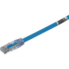 Panduit Cat 6A 24 AWG UTP Copper Patch Cord, 7 ft, Blue - 7 ft Category 6a Network Cable for Network Device - First End: 1 x Modular - Second End: 1 x Modular - 10 Gbit/s - Patch Cable - CM - 24 AWG - Blue - 1 - TAA Compliance UTP6AX7BU