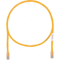 Panduit Cat.5e UTP Network Cable - 4.92 ft Category 5e Network Cable for Network Device - First End: 1 x RJ-45 Network - Second End: 1 x RJ-45 Network - Patch Cable - Orange - TAA Compliance UTPCH1.5MORY