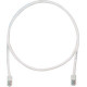 Panduit Cat.5e U/UTP Network Cable - 16 ft Category 5e Network Cable for Network Device - First End: 1 x RJ-45 Male Network - Second End: 1 x RJ-45 Male Network - Patch Cable - Off White - 1 Pack - TAA Compliance UTPCH16Y