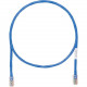 Panduit Cat.5e UTP Network Cable - 6.56 ft Category 5e Network Cable for Network Device - First End: 1 x RJ-45 Network - Second End: 1 x RJ-45 Network - Patch Cable - Blue - TAA Compliance UTPCH2MBUY