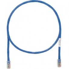 Panduit Cat.5e UTP Network Cable - 3.28 ft Category 5e Network Cable for Network Device - First End: 1 x RJ-45 Network - Second End: 1 x RJ-45 Network - Patch Cable - Blue - TAA Compliance UTPCH1MBUY