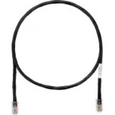 Panduit Cat.5e U/UTP Patch Network Cable - Category 5e for Network Device - Patch Cable - 5.91 ft - 1 Pack - 1 x RJ-45 Male Network - 1 x RJ-45 Male Network - Black - TAA Compliance UTPCH6BLY