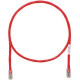 Panduit Cat.5e UTP Network Patch Cable - 39.37 ft Category 5e Network Cable for Network Device - First End: 1 x RJ-45 Male Network - Second End: 1 x RJ-45 Male Network - Patch Cable - Red - TAA Compliance UTPCH12MRDY