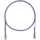 Panduit Cat.5e UTP Network Patch Cable - 100 ft Category 5e Network Cable for Network Device - First End: 1 x RJ-45 Male Network - Second End: 1 x RJ-45 Male Network - Patch Cable - Violet - TAA Compliance UTPCH100VLY