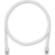 Panduit Cat.5e U/UTP Patch Network Cable - Category 5e for Network Device - Patch Cable - 13.12 ft - 1 Pack - 1 x RJ-45 Male Network - 1 x RJ-45 Male Network - Off White - TAA Compliance UTPCH4MY