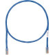 Panduit Cat.5e U/UTP Patch Network Cable - Category 5e for Network Device - Patch Cable - 32.81 ft - 1 Pack - 1 x RJ-45 Male Network - 1 x RJ-45 Male Network - Blue - TAA Compliance UTPCH10MBUY