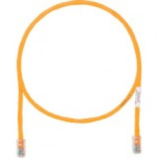Panduit Cat.5e U/UTP Patch Network Cable - Category 5e for Network Device - Patch Cable - 1.97 ft - 1 Pack - 1 x RJ-45 Male Network - 1 x RJ-45 Male Network - Orange - TAA Compliance UTPCH2ORY