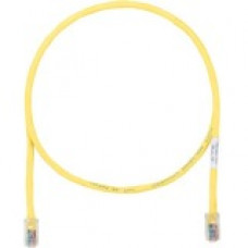 Panduit Cat.5e U/UTP Patch Network Cable - Category 5e for Network Device - Patch Cable - 1.64 ft - 1 Pack - 1 x RJ-45 Male Network - 1 x RJ-45 Male Network - Yellow UTPCH0.5MYLY