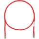 Panduit Cat.5e U/UTP Patch Network Cable - Category 5e for Network Device - Patch Cable - 11.15 ft - 1 Pack - 1 x RJ-45 Male Network - 1 x RJ-45 Male Network - Red - TAA Compliance UTPCH11RDY