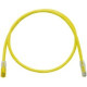 Panduit Cat.6a U/UTP Network Cable - Category 6a for Network Device - 1.25 GB/s - 32.81 ft - 1 Pack - 1 x RJ-45 Male Network - 1 x RJ-45 Male Network - Clear, Yellow - TAA Compliance UTPK6A10MYL