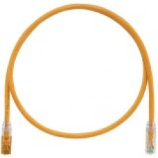 Panduit Cat.6 U/UTP Patch Network Cable - Category 6 for Network Device - Patch Cable - 32.81 ft - 1 Pack - 1 x RJ-45 Male Network - 1 x RJ-45 Male Network - Clear, Orange - TAA Compliance UTPKSP10MOR