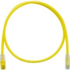 Panduit Cat.6 U/UTP Patch Network Cable - Category 6 for Network Device - Patch Cable - 9.84 ft - 1 Pack - 1 x RJ-45 Male Network - 1 x RJ-45 Male Network - Clear, Yellow - TAA Compliance UTPKSP10YL