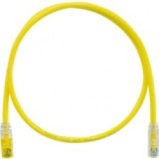 Panduit Cat.6 U/UTP Patch Network Cable - Category 6 for Network Device - Patch Cable - 32.81 ft - 1 Pack - 1 x RJ-45 Male Network - 1 x RJ-45 Male Network - Clear, Yellow - TAA Compliance UTPKSP10MYL