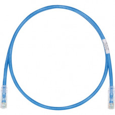 Panduit Cat.6 U/UTP Network Cable - 100 ft Category 6 Network Cable for Network Device - First End: 1 x RJ-45 Male Network - Second End: 1 x RJ-45 Male Network - Patch Cable - Blue - 1 - TAA Compliance UTPSP100BUY