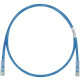 Panduit Cat.6 U/UTP Patch Network Cable - Category 6 for Network Device - Patch Cable - 55.77 ft - 1 Pack - 1 x RJ-45 Male Network - 1 x RJ-45 Male Network - Clear, Blue - TAA Compliance UTPSP17MBUY