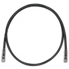 Panduit Cat.6e U/UTP Network Cable - 32.81 ft Category 6e Network Cable - First End: 1 x RJ-45 Male Network - Second End: 1 x RJ-45 Male Network - Patch Cable - Clear, Black - TAA Compliance UTPSP10MBLY
