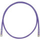 Panduit Cat.6 U/UTP Patch Network Cable - Category 6 for Network Device - Patch Cable - 82.02 ft - 1 Pack - 1 x RJ-45 Male Network - 1 x RJ-45 Male Network - Clear, Violet UTPSPL25MVLY