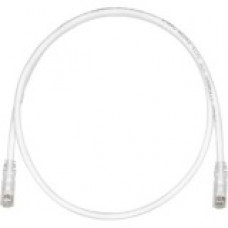 Panduit Cat.6 UTP Patch Network Cable - 6.56 ft Category 6 Network Cable for Network Device - First End: 1 x RJ-45 Male Network - Second End: 1 x RJ-45 Male Network - Patch Cable - Off White, Clear - 1 - TAA Compliance UTPSP2MY