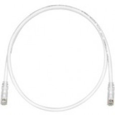 Panduit PanNet Cat.6 U/UTP Network Cable - 27 ft Category 6 Network Cable for Network Device - First End: 1 x RJ-45 Male Network - Second End: 1 x RJ-45 Male Network - Patch Cable - Clear, International Gray - 1 Pack - TAA Compliance UTPSP27GYY