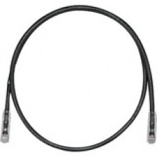 Panduit Cat.6 UTP Network Patch Cable - 48 ft Category 6 Network Cable for Network Device - First End: 1 x RJ-45 Male Network - Second End: 1 x RJ-45 Male Network - Patch Cable - 24 AWG - Black - TAA Compliance UTPSP48BLY
