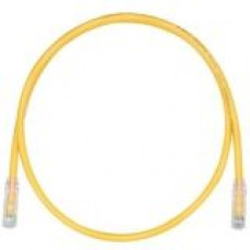 Panduit Cat.6 UTP Patch Network Cable - 6 ft Category 6 Network Cable for Network Device - First End: 1 x RJ-45 Male Network - Second End: 1 x RJ-45 Male Network - Patch Cable - Clear, Yellow - 1 Pack - RoHS, TAA Compliance UTPSP6YLY