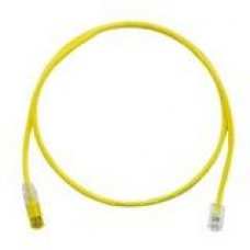 PANDUIT Cat.6 UTP Patch Cable - RJ-45 Male Network - RJ-45 Male Network - 7ft - Yellow, Clear - TAA Compliance UTPSP7YLY