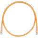 Panduit Cat.6 UTP Network Patch Cable - 49 ft Category 6 Network Cable for Network Device - First End: 1 x RJ-45 Male Network - Second End: 1 x RJ-45 Male Network - Patch Cable - 24 AWG - Orange - TAA Compliance UTPSP49ORY