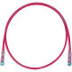 Panduit Cat.6 UTP Network Patch Cable - 115 ft Category 6 Network Cable for Network Device - First End: 1 x RJ-45 Male Network - Second End: 1 x RJ-45 Male Network - Patch Cable - 24 AWG - Red - TAA Compliance UTPSP115RDY