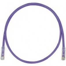 Panduit Cat.6 UTP Network Patch Cable - 48 ft Category 6 Network Cable for Network Device - First End: 1 x RJ-45 Male Network - Second End: 1 x RJ-45 Male Network - Patch Cable - 24 AWG - Violet - TAA Compliance UTPSP48VLY