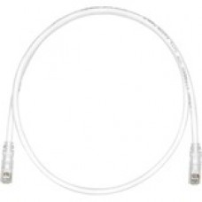 Panduit Cat.6 UTP Network Patch Cable - 24 ft Category 6 Network Cable for Network Device - First End: 1 x RJ-45 Male Network - Second End: 1 x RJ-45 Male Network - Patch Cable - 24 AWG - Off White - TAA Compliance UTPSP24Y