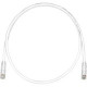 Panduit Cat.6 UTP Network Patch Cable - 98.43 ft Category 6 Network Cable for Network Device - First End: 1 x RJ-45 Male Network - Second End: 1 x RJ-45 Male Network - Patch Cable - Off White UTPSP30MY
