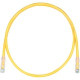 Panduit Cat.6 U/UTP Patch Network Cable - 62.34 ft Category 6 Network Cable for Network Device - First End: 1 x RJ-45 Male Network - Second End: 1 x RJ-45 Male Network - Patch Cable - Clear, Yellow - 1 Pack UTPSP19MYLY