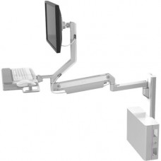 Humanscale Wall Mount for Flat Panel Display - Silver, White V600-0300-00000