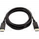 V7 Displayport to Displayport 3 Meter Black - 9.84 ft DisplayPort A/V Cable for Audio/Video Device, PC, Monitor, Projector - First End: 1 x DisplayPort Male Digital Audio/Video - Second End: 1 x DisplayPort Male Digital Audio/Video - Black DP2DP-03M-BLK-1