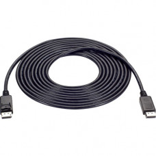 Black Box DisplayPort 1.2 Cable With Latches - Male/Male, 4K @ 60Hz, 15-ft. - DisplayPort for Audio/Video Device, Computer, Notebook, Monitor, Projector, PC, KVM Switch - 2.70 GB/s - 15 ft - 1 x DisplayPort Male Digital Audio/Video - 1 x DisplayPort Male 