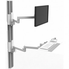 Humanscale Wall Mount for Keyboard, Monitor - White VF48-0303-12013