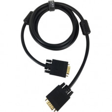 Axiom VGA Audio/Video Cable - 10 ft VGA A/V Cable for Audio/Video Device - 15-pin HD-15 Male VGA - 15-pin HD-15 Male VGA - Shielding - Gold Plated Connector - Black VGAMM10-AX