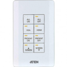 ATEN Control System - 8-button Keypad (US, 1 Gang) VK108US