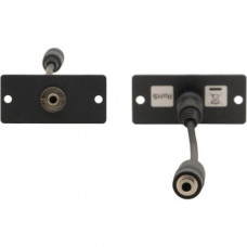 Kramer Wall Plate Insert - 3.5mm Stereo Audio - 1 x Total Number of Socket(s) - 1 x Mini-phone Port(s) WA-1PN