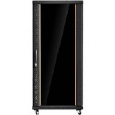 Istarusa Claytek 32U 1000mm Depth Rack-mount Server Cabinet with 1U Tray - For Server - 32U Rack Height x 19" Rack Width x 32" Rack Depth - Black - SPCC, Glass, SPCC, Aluminum, Steel - 780 lb Dynamic/Rolling Weight Capacity - 1700 lb Static/Stat