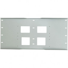 Peerless WSP716-GB 16" Triple Metal Stud Wall Plate - Steel - 200 lb - Black WSP716-GB