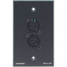 Kramer WXL-2F Audio Faceplate - 1-gang WXL-2F