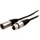 Comprehensive Standard Series XLR Plug to Jack Audio Cable 25ft - XLR for Audio Device - 25 ft - 1 x XLR Male Audio - 1 x XLR Female Audio - Shielding - Matte Black - RoHS Compliance XLRP-XLRJ-25ST